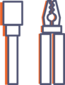 Taschenlampen und Werkzeuge