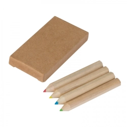 4 farbige Holzstifte