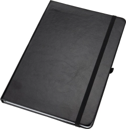 A5-Notizbuch mit Linien aus recyceltem PU
