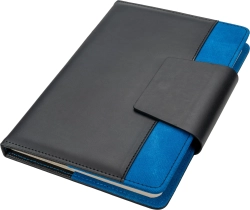 A5-Notizbuch mit Linien aus recyceltem PU