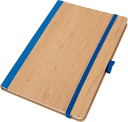 A5-Notizbuch mit Linien aus recyceltem Polyester