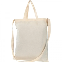 Baumwolltasche mit 3 Henkeln, 140 g/m²