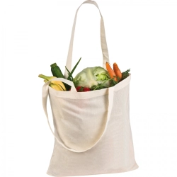 Baumwolltasche mit langen Henkeln, 140 g/m²