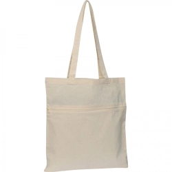 Baumwolltasche mit langen Henkeln, 140 g/m²