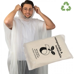Biologisch abbaubarer Regencape