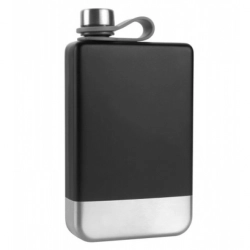 Flachmann 266 ml Schwarzwolf