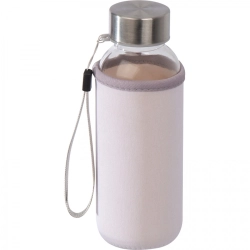 Glasflasche mit Schutzhülle, 300 ml