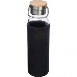 Glasflasche mit Schutzhülle, 600 ml
