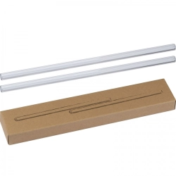 Glasstrohhalme, 2 Stück, 21 cm