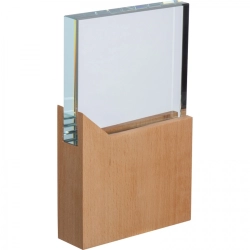 Glastrophäenblock