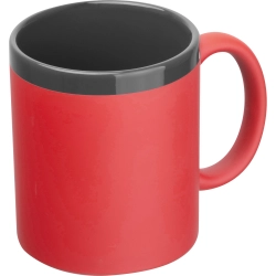 Keramikbecher mit Soft-Touch-Oberfläche, 300 ml
