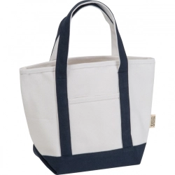 Kleine Baumwolltasche mit langen Henkeln, 730 g/m²