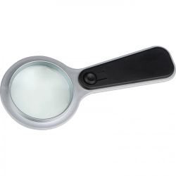 Lupe mit Lampe