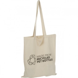 RPET-Tasche mit langen Henkeln, 140 g/m²