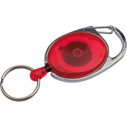 Schlüsselanhänger mit Karabiner und einziehbarer Kordel