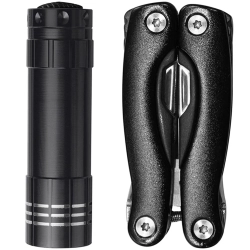 Taschenlampe und Multifunktionswerkzeug-Set