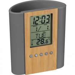 Tischständer mit Uhr