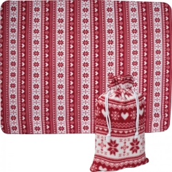 Weihnachtsdecke aus Polarfleece, 200 g/m²