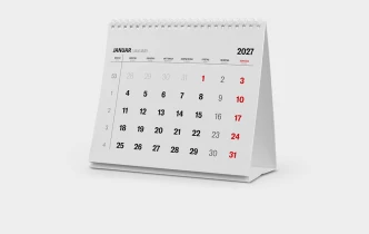 Aufstell Spiral Monatskalender 2027