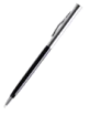 Metall-Kugelschreiber mit schwarz-silber Gehäuse