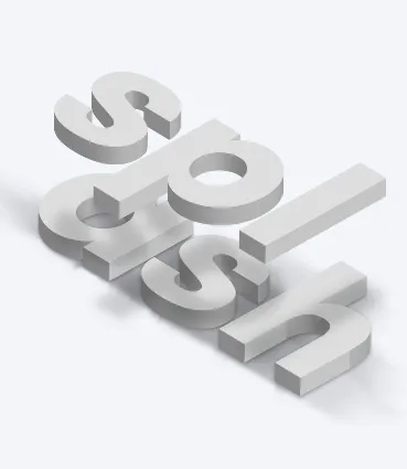 3D Buchstaben und Grafiken