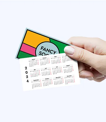Scheckkartenkalender