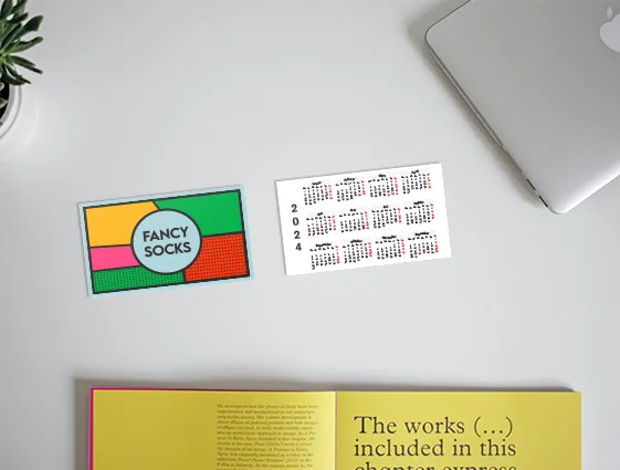 Scheckkartenkalender Online-Druck 1