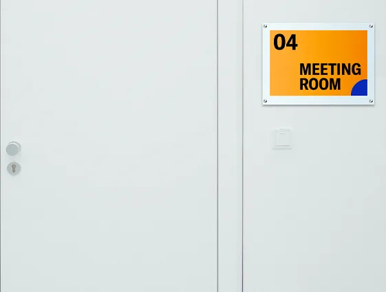 Türschilder aus Plexi unbedruckt Online-Druck 2