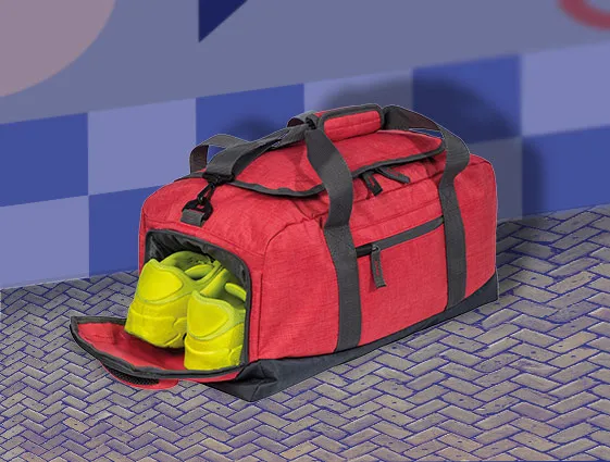 Sporttasche groß mit Schuhfach Online-Druck 2