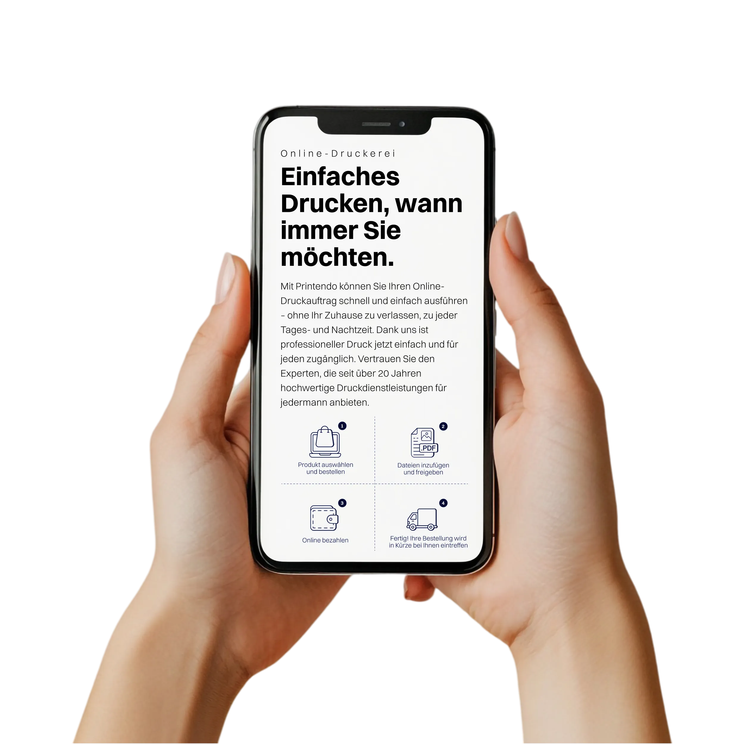 Wie gebe ich <br>eine Bestellung <br>in Printendo.de auf? image