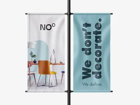 Textilbanner Blockout Blackback