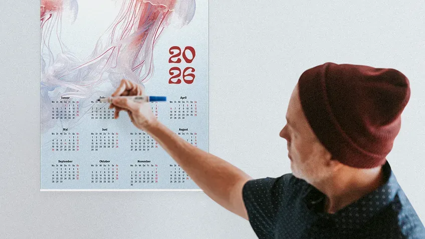 Posterkalender mit Leiste Online-Druck 2