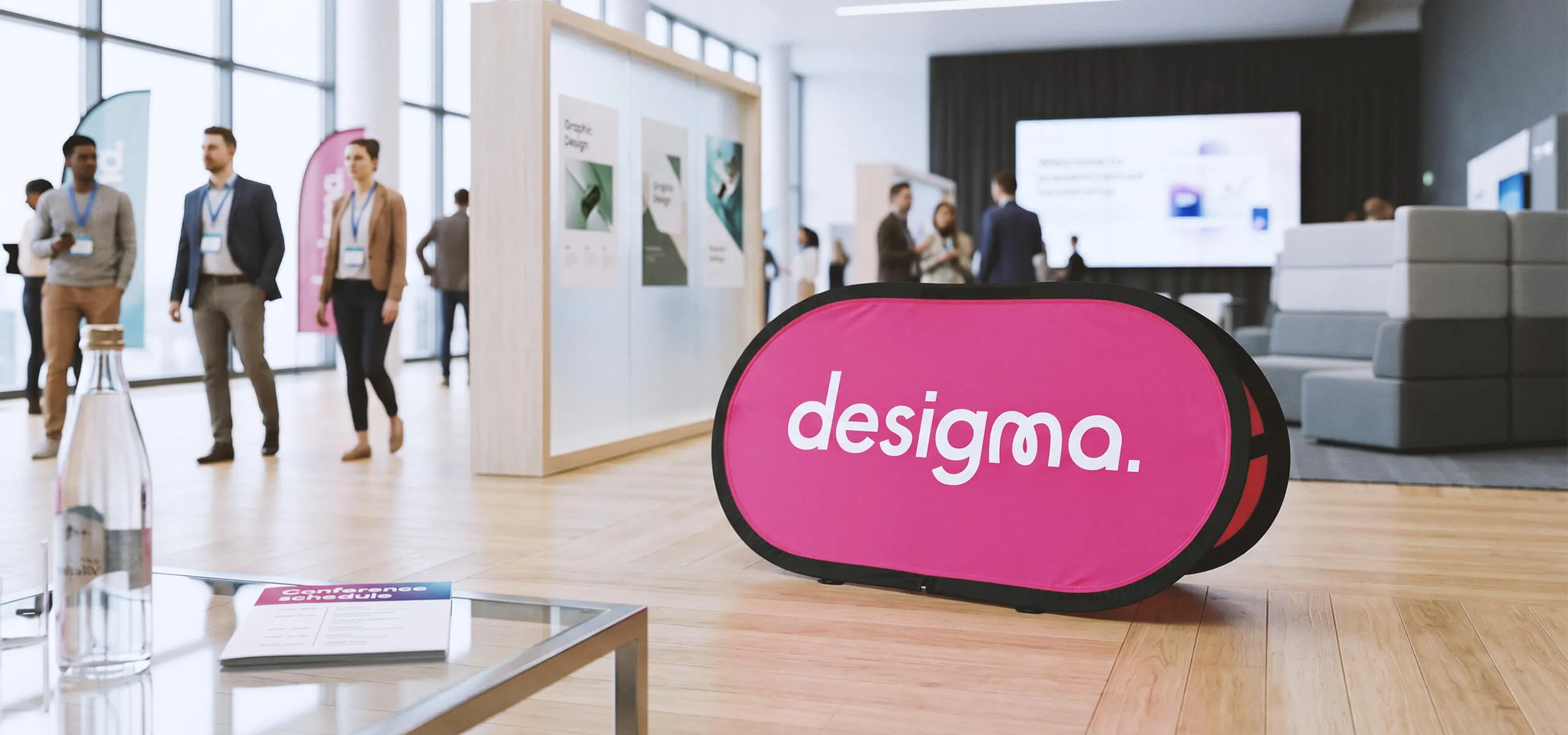 Textiler Kundenstopper – mobile Werbung für jede Gelegenheit
