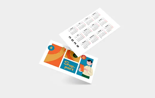 Scheckkartenkalender