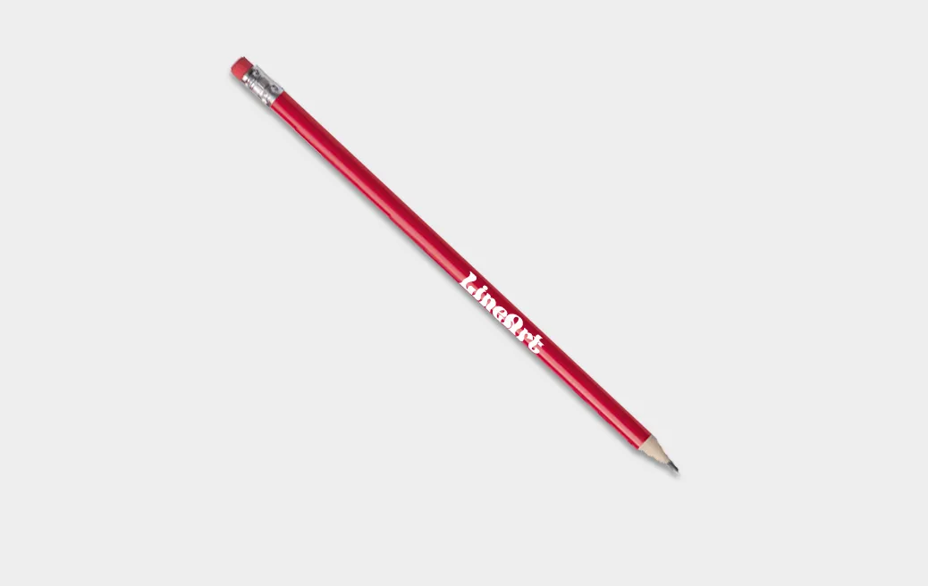 Bleistift mit Gummi