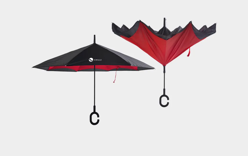 Umgekehrter Regenschirm